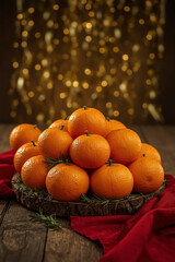 oranges on the table health leaf organic