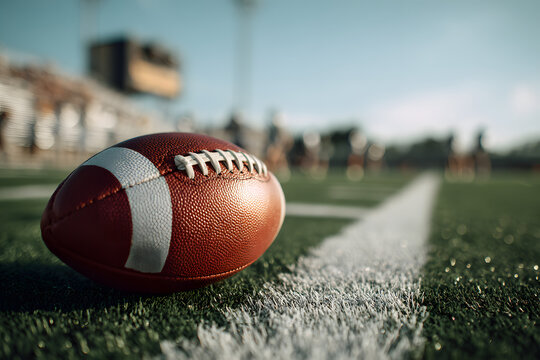 American Football on Field