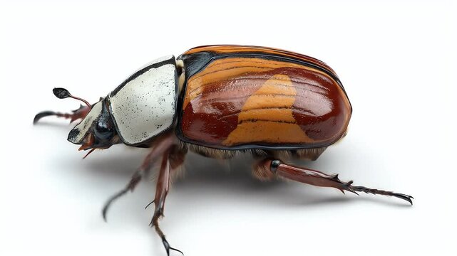 Macro Studio Showcase: A Detailed Exploration of a Striped Beetle's Anatomy