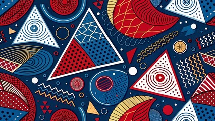 textured background with different geometric patterns	
