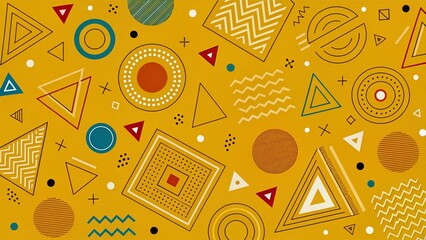 textured background with different geometric patterns	
