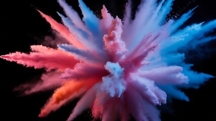 Stunning explosion of vibrant colors creates a dynamic and energetic abstract background for your project