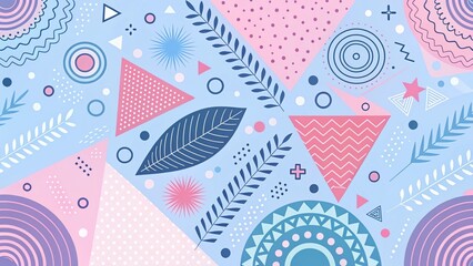 textured background with different geometric patterns	
