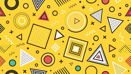 textured background with different geometric patterns	
