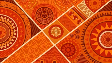 textured background with different geometric patterns	

