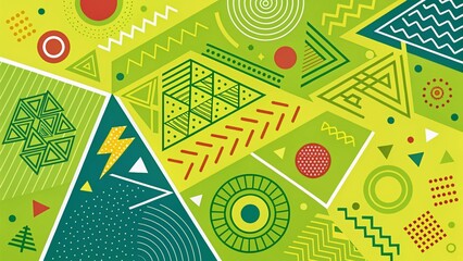 textured background with different geometric patterns	
