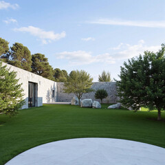 Obraz premium house on the hill