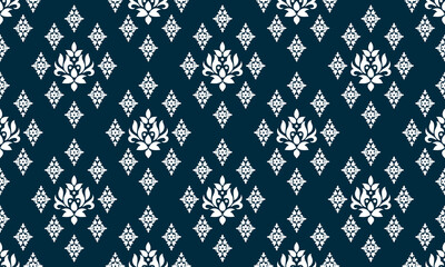 damask seamless pattern background. Classical old fashioned damask ornament, royal victorian seamless texture for wallpapers, textile, wrapping