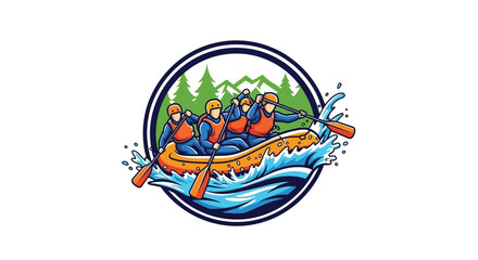 Rafting Adventure with Team on the Rapids