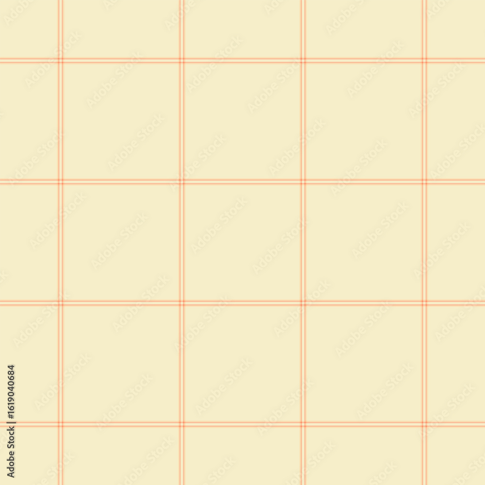 Poster subtle cream background with a delicate grid pattern in a muted coral shade. ideal for minimalist de