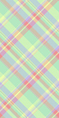 Oilcloth textile texture tartan, school background seamless check. Couch vector pattern plaid fabric in light and lime colors.