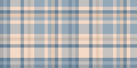 Subtle pastel plaid pattern. Soft blue and peach tones create a calming, versatile texture ideal for fashion, home decor, and web design.  Evokes feelings of serenity and warmth.