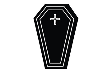 coffin stake vector icon