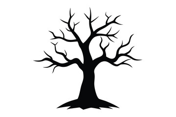 dead tree vector icon
