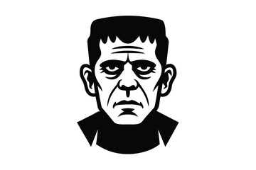 frankenstein head vector icon