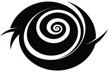Naklejka premium haunted swirl vector icon