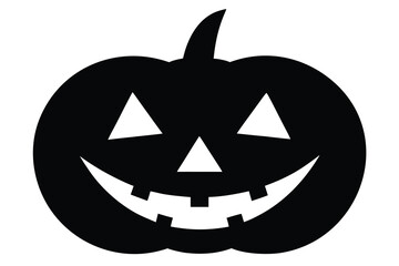 jack o lantern face vector icon