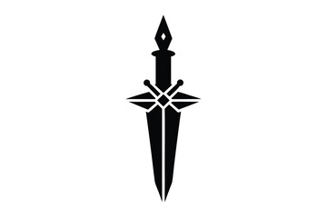 Fototapeta premium mystic dagger vector icon