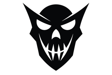scary mask vector icon