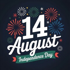 Celebrate Pakistan Independence Day on August 14th with festive fireworks and spirited designs