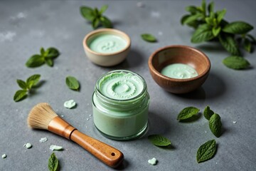 Mint Clay Mask Scene	
