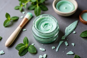 Mint Clay Mask Scene	
