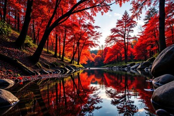 Crimson Shoreline Silence	
