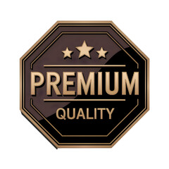 Obraz premium Premium quality guarantee badge with ribbon