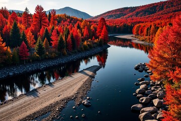 Fire Leaves River	
