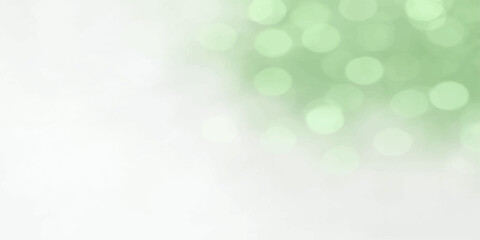 Soft Green Bokeh Light Background with Gentle Glow and Abstract Nature Blur Effect
