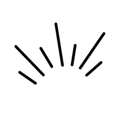 Comic Line Burst – Emphasis or Radiating Accent