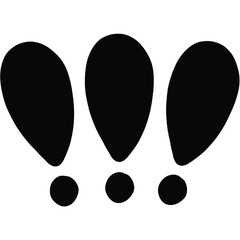 Bold Cartoon Exclamation Marks – Comic Emotion Symbol