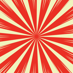 Explosive Burst of Radiant Energy with Red and Yellow Lines new 2025 trendy burst comic style background