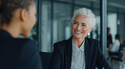 Businesswoman presenting at corporate meeting in conference room during the afternoon
