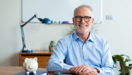 Financial advisor helping with retirement planning and savings strategies online now