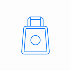 shopping bag icon sign vector