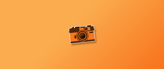 cartoon camera sticker illustration wallpaper