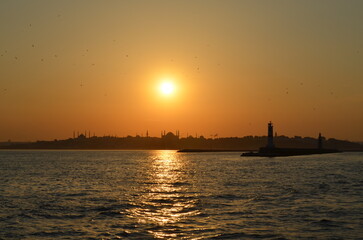 Naklejka premium İstanbul sunset