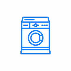 washing machine icon sign vector
