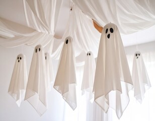 Halloween Ghost Decorations Hanging from Ceiling