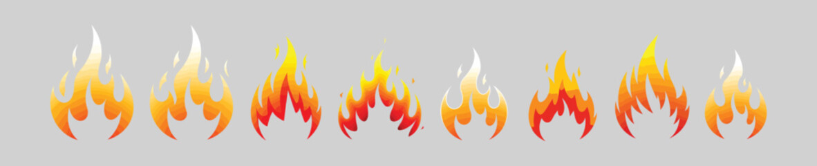 Abstract Fire Flame with Gradient Warmth Symbol of Energy Passion and Motivation for Business Growth and Personal Development