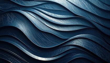 Abstract Geometric Wave Pattern Design