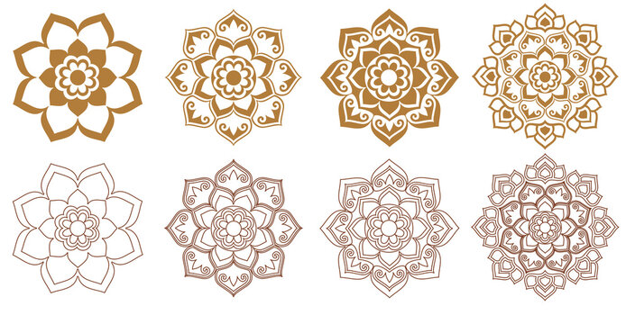 한국 전통 문양, 팔각형, Korean traditional patterns, octagons, various old traditional designs