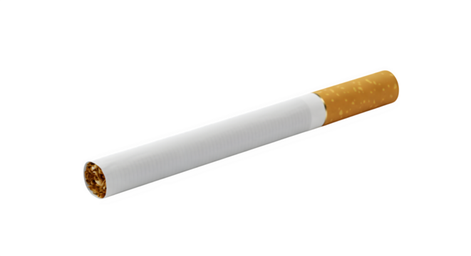 Cigarette isolated on PNG background.