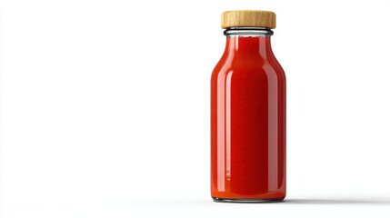 Bottle product shot looks so tasty. red liquid looks so fresh it makes you want to gulp it all down