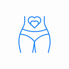 womans health icon sign vector