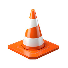 Realistic traffic cone