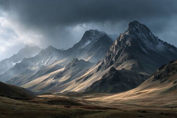 Dramatic Mountain Landscape