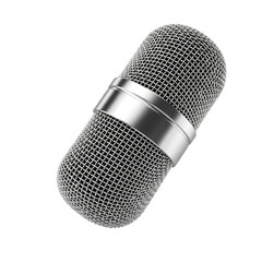 microphone on white background