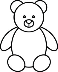 teddy icon on transparent background